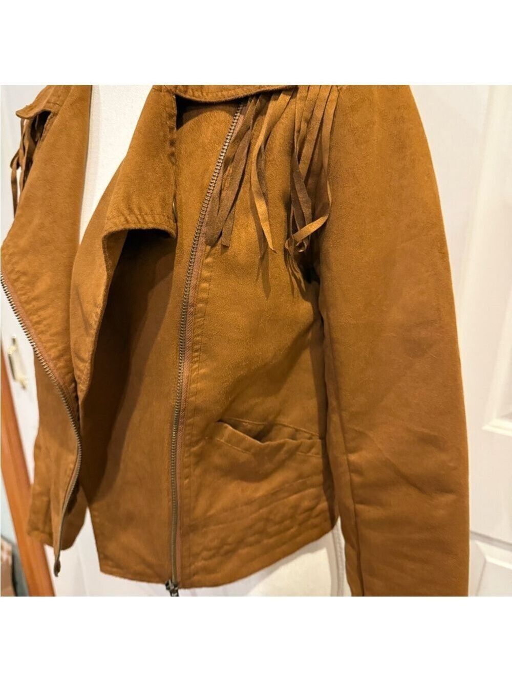 BSweet Faux Suede Fringe Moto Jacket
Size Small - Picture 8 of 13